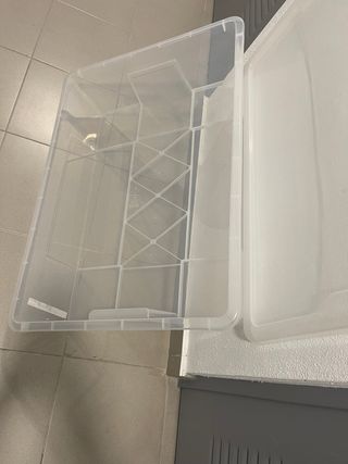 Caja Samla Ikea 55L Transparente