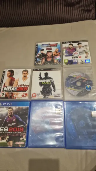 Conjunto di giochi PS3 e PS4