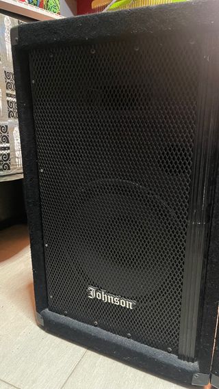 Pareja Altavoces Johnson Negros