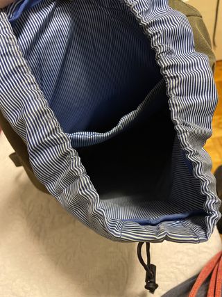 Mochila Alvaro Moreno verde y marrón