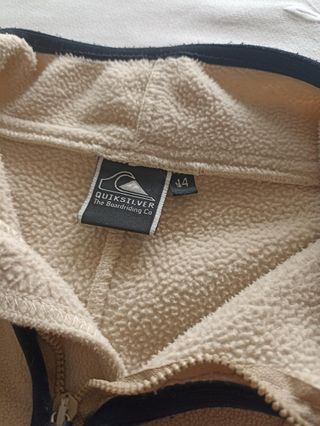 Forro Polar Quiksilver Beige Talla L