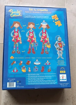 Puzzle Djeco Lili la Coquette 27 piezas