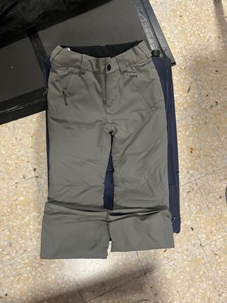 Pantalón Volcom Snowboard/Sci Grigio per Bambino