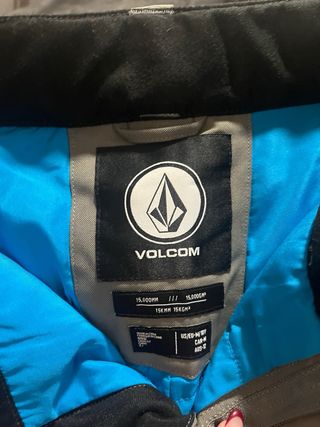 Pantalón Volcom Snowboard/Sci Grigio per Bambino