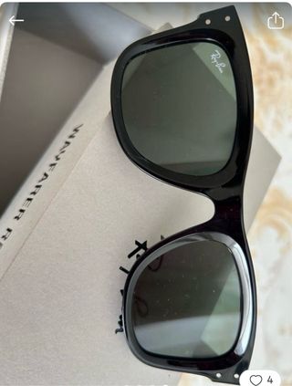 Occhiali da sole Ray-Ban Wayfarer neri