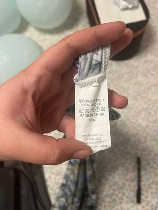 Pantalón estampado floral Talla M/L