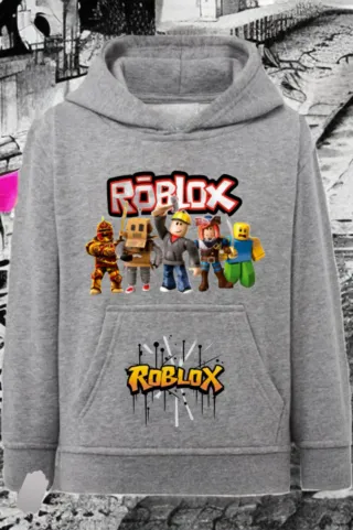 Sudadera Roblox Gris