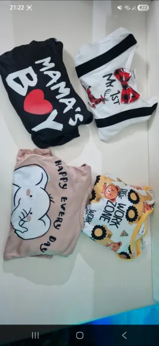 Set 4 body bimbo stampe assortite