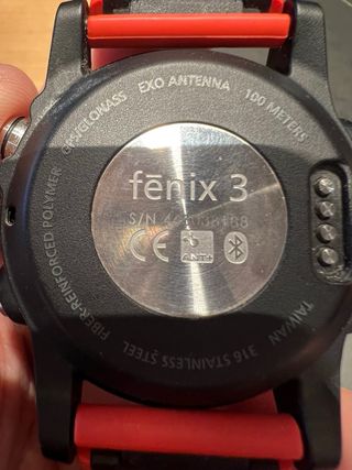 Reloj Garmin Fenix 3 Rojo