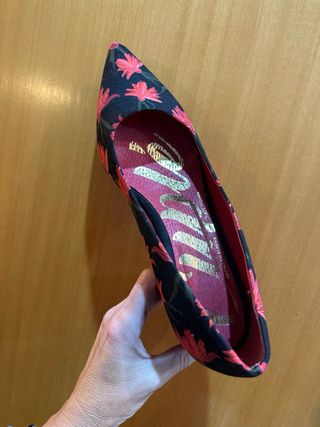 Zapatos Flamenca Elegantes Flores únicos