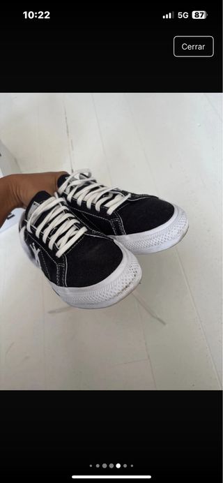 Converse One Star x Stussy Negras