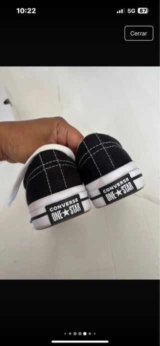 Converse One Star x Stussy Negras