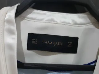 Blazer Americana Blanca Zara Talla M