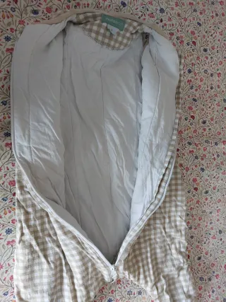 Saco dormir de Molis&co cuadros beige