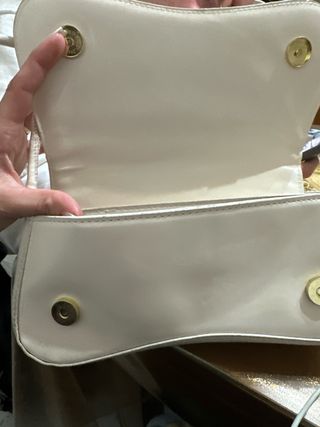 Borsa a spalla XM & BAGS bianca