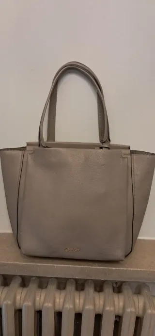 Borsa tote Calvin Klein marrone
