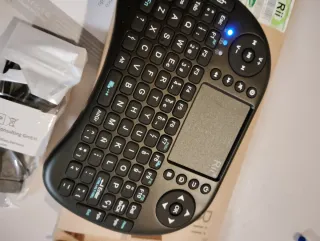 Mini Tastiera Rii Wireless Nera