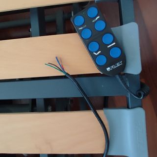 Cama articulada + colchón + mando 80x190