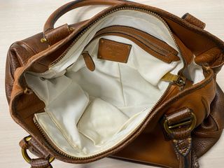 Borsa Prada in pelle marrone