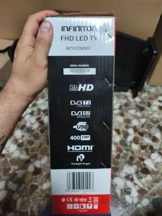 TV LED FHD INFINITON 22 12V