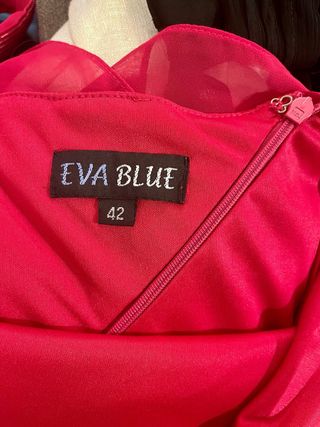 Vestido fiesta volantes rosa