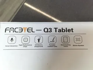 Tablet Facetel Q3 + funda + ratón BT