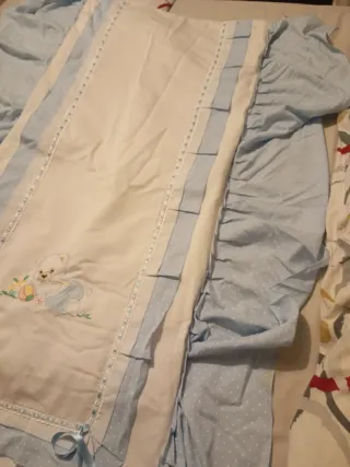 Colcha cuna o cama bebé Mide de larga 140cm