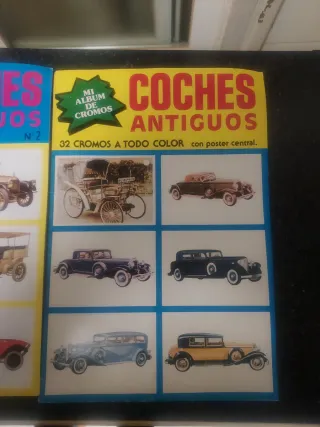 Álbum Cromos Coches Antiguos N2