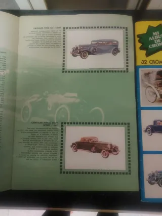 Álbum Cromos Coches Antiguos N2