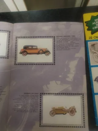 Álbum Cromos Coches Antiguos N2