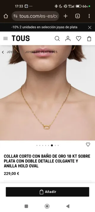 Collar y colgante Tous