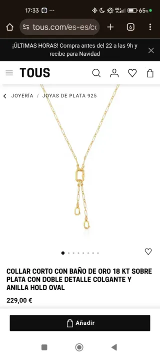 Collar y colgante Tous