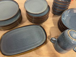 Vajilla Ikea Gladelig Azul