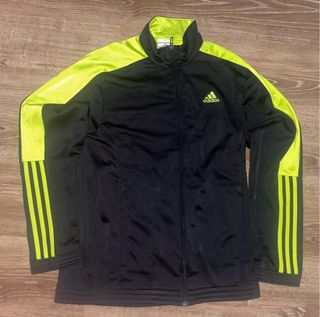 Chaqueta deportiva Adidas negra y verde