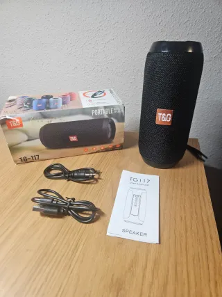 Altavoz Bluetooth T&G-117 Negro