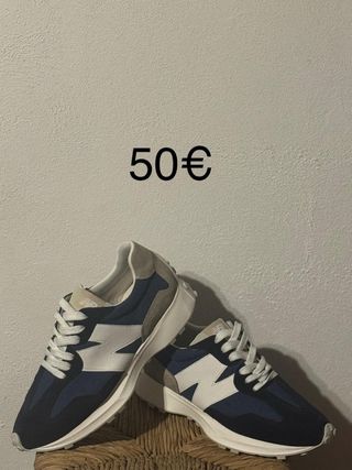 Zapatillas New Balance Azul y Blanco Nuevas