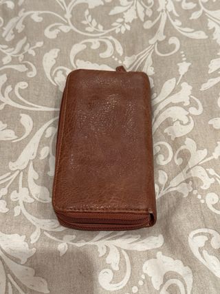 Monedero cartera Misako marrón