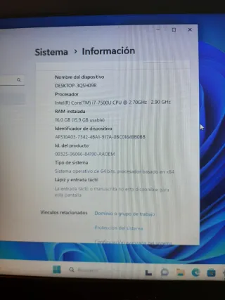 Portatile Acer Aspire i7 7ª Gen