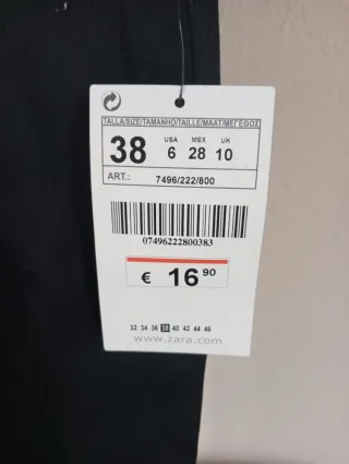 Ideal para regalar. Pantalón Zara Nuevo