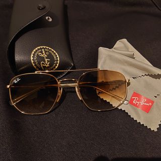 Ray-Ban RB3707 001/51 Gafas de Sol Doradas Marrone