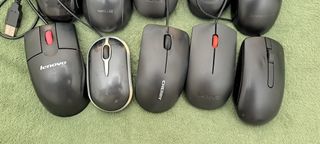 Lote 10 Ratones USB Dell, Lenovo, Cherry