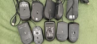 Lote 10 Ratones USB Dell, Lenovo, Cherry