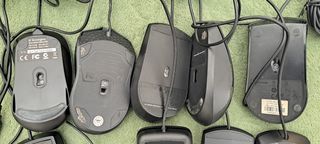 Lote 10 Ratones USB Dell, Lenovo, Cherry