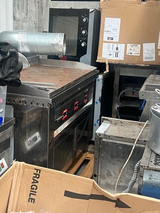 Plancha de cocina profesional