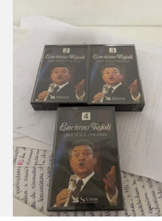 3 Musicasette Luciano Tajoli Una Voce Italiana