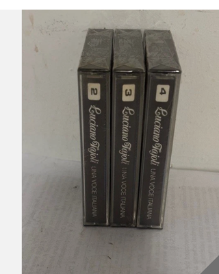 3 Musicasette Luciano Tajoli Una Voce Italiana