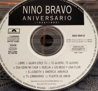 CD NINO BRAVO- (1945-1995)-  LIBRE  Y  OTRAS  MAS