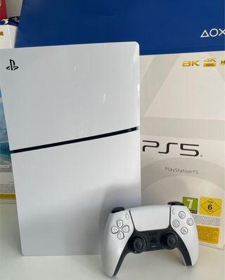 PS5 Slim Digital Edition Bianca