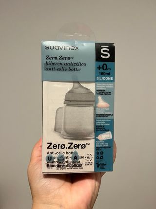 Biberón Suavinex Zero.Zero 180ml S