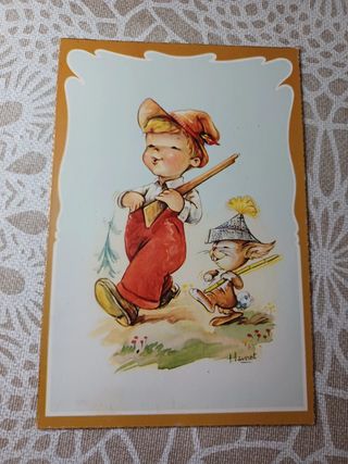 Lote 4 Postales I. Vernet Años 60